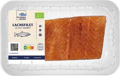 Produktfoto zu Lachsfilet frisch mit Haut