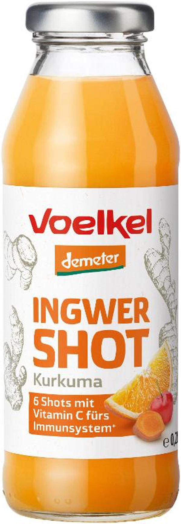 Produktfoto zu Shot Ingwer & Kurkuma  0,28l