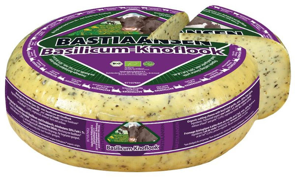 Produktfoto zu Gouda mit Basilikum & Knoblauch