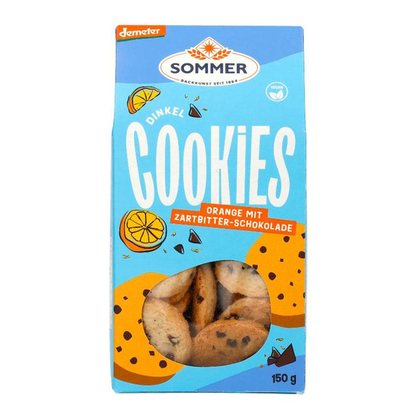 Produktfoto zu Dinkel-Schoko-Orange-Cookies
