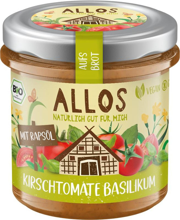 Produktfoto zu Auf's Brot Kirschtomate & Basilikum