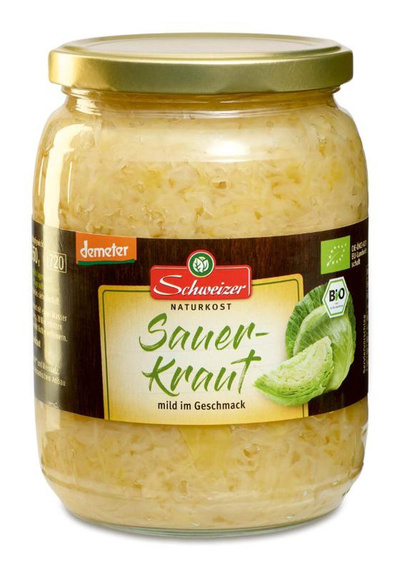 Produktfoto zu Sauerkraut im Glas DEMETER
