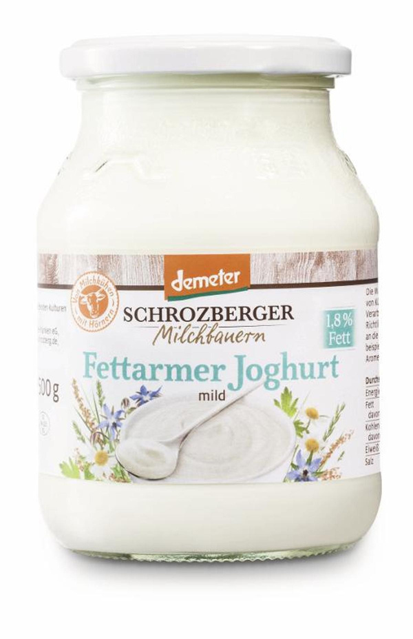 Produktfoto zu Joghurt mild fettarm DEMETER 1,8%