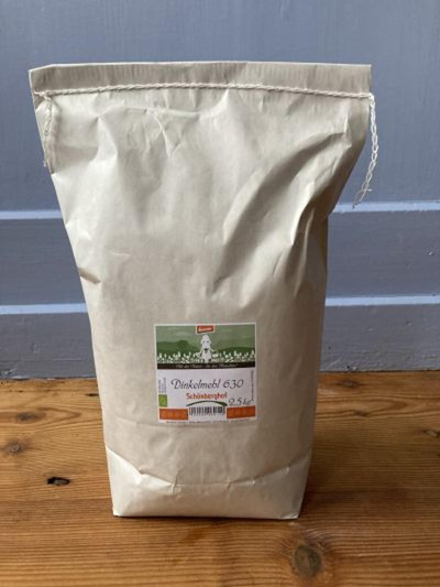 Produktfoto zu Dinkelmehl 630er 2,5 kg
