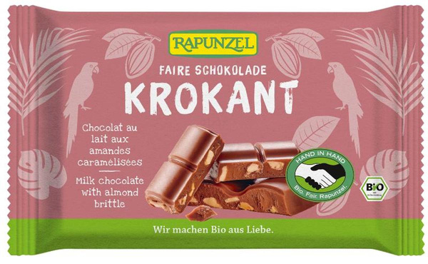 Produktfoto zu Schokolade Mandelkrokant