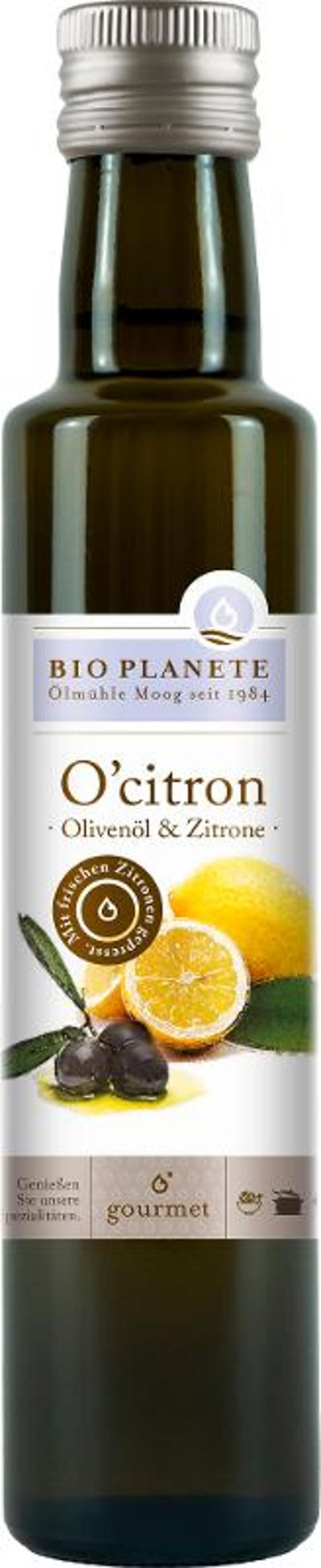 Produktfoto zu Olivenöl nativ extra mit Zitrone