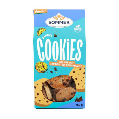 Produktfoto zu Dinkel-Schoko-Orange-Cookies