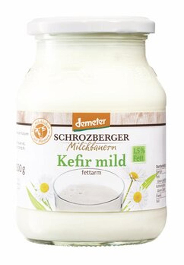 Produktfoto zu Kefir fettarm im Glas