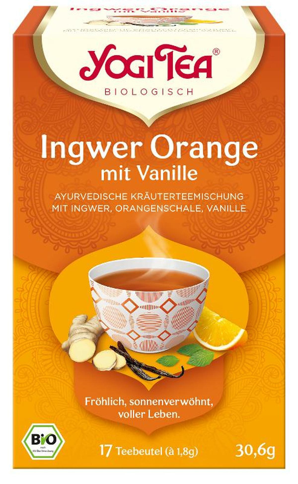 Produktfoto zu Yogi Tee Ingwer Orange Tbt.